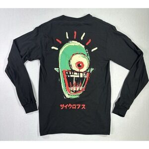 Yu-Gi-Oh Cyclops Monster Long Sleeve Shirt Black Size S 2020 Konami Anime Tee